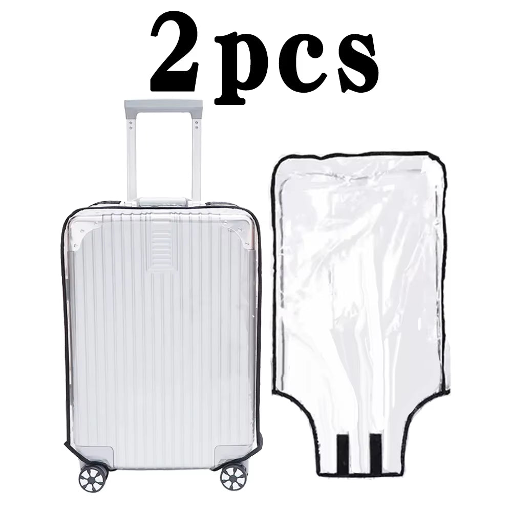 New Full Transparent Luggage Protector Cover Waterproof Dustproof Durable Suitcase Cover Protector Travel Accessories PVC Case