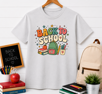 Back to School Backpack T-Shirt