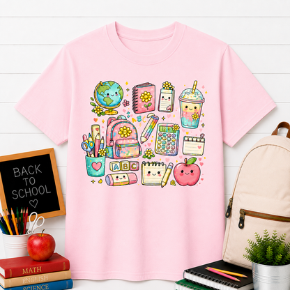 Kawaii School Supplies T-Shirt