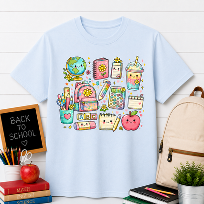 Kawaii School Supplies T-Shirt