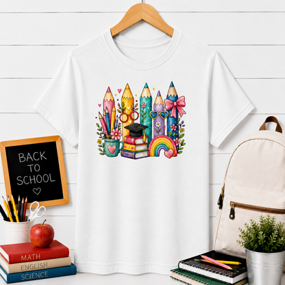 Rainbow Colored Pencils T-Shirt
