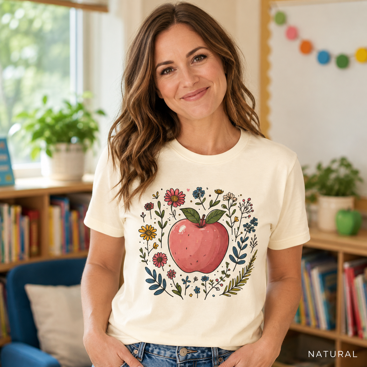 Floral Apple T-Shirt