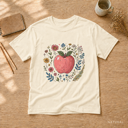 Floral Apple T-Shirt