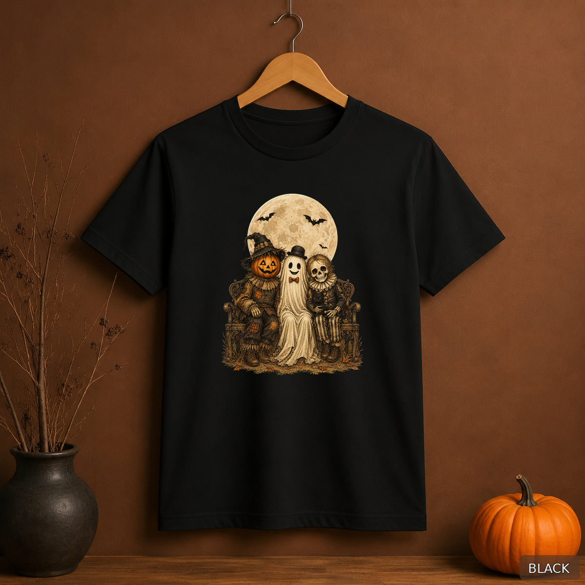 Moonlit Halloween Friends Tee