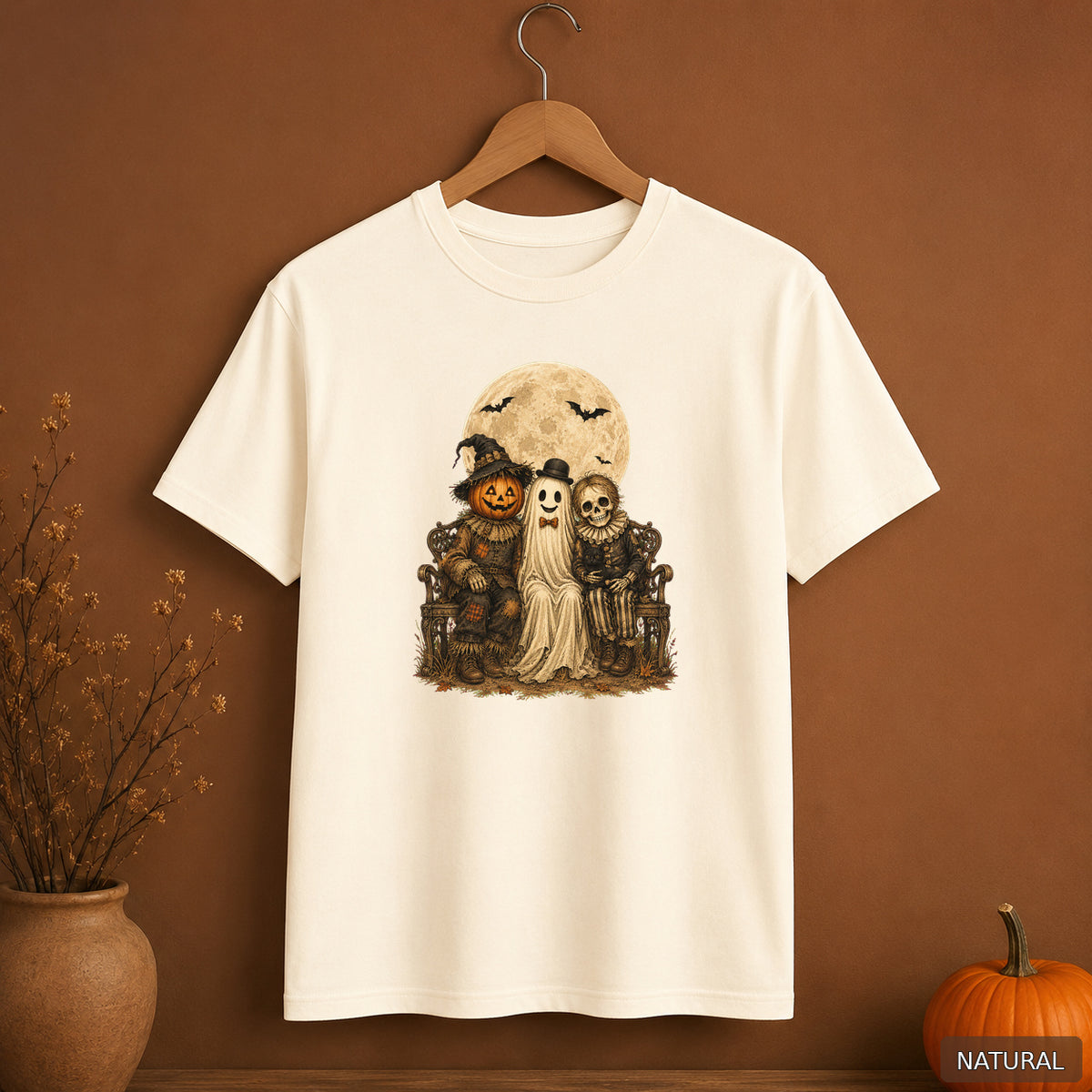 Moonlit Halloween Friends Tee