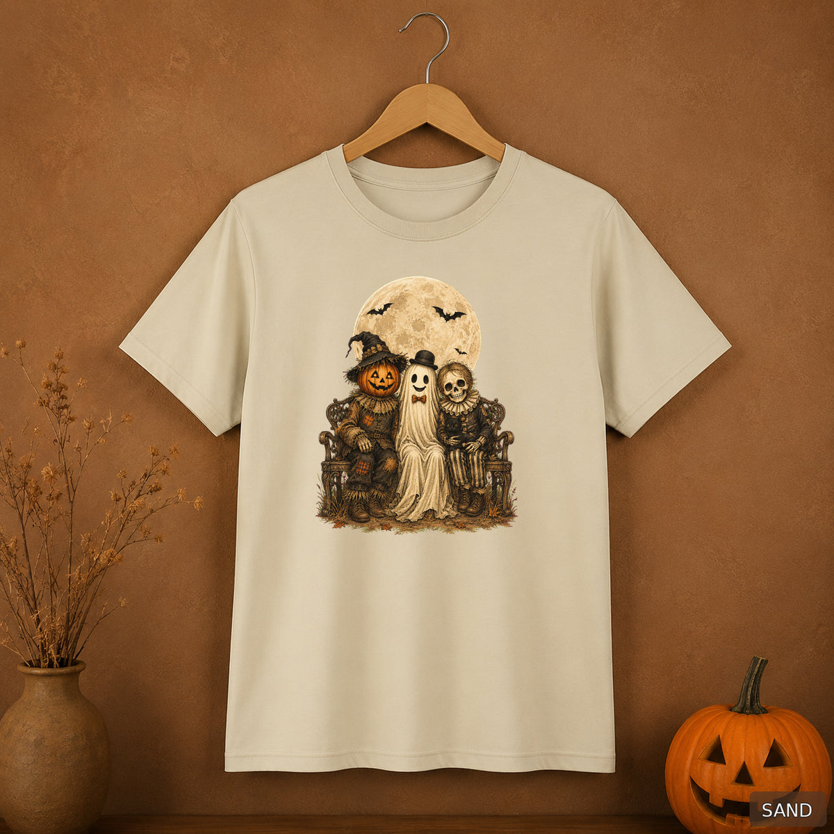 Moonlit Halloween Friends Tee