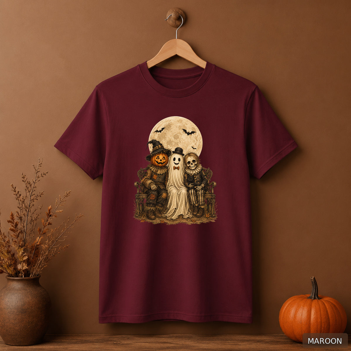 Moonlit Halloween Friends Tee