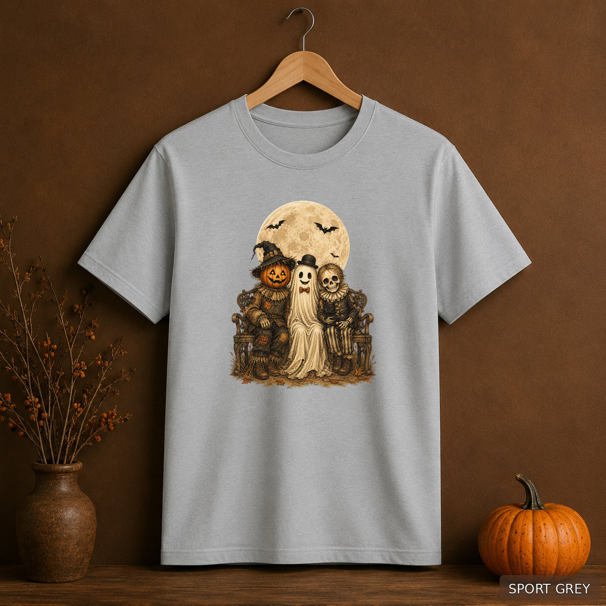 Moonlit Halloween Friends Tee