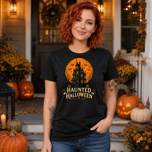 Haunted Halloween Manor Tee