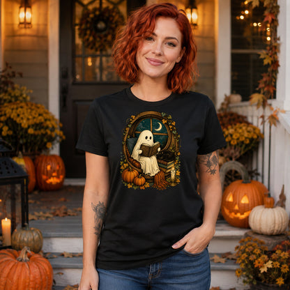 Moonlit Ghost Reading Nook Tee