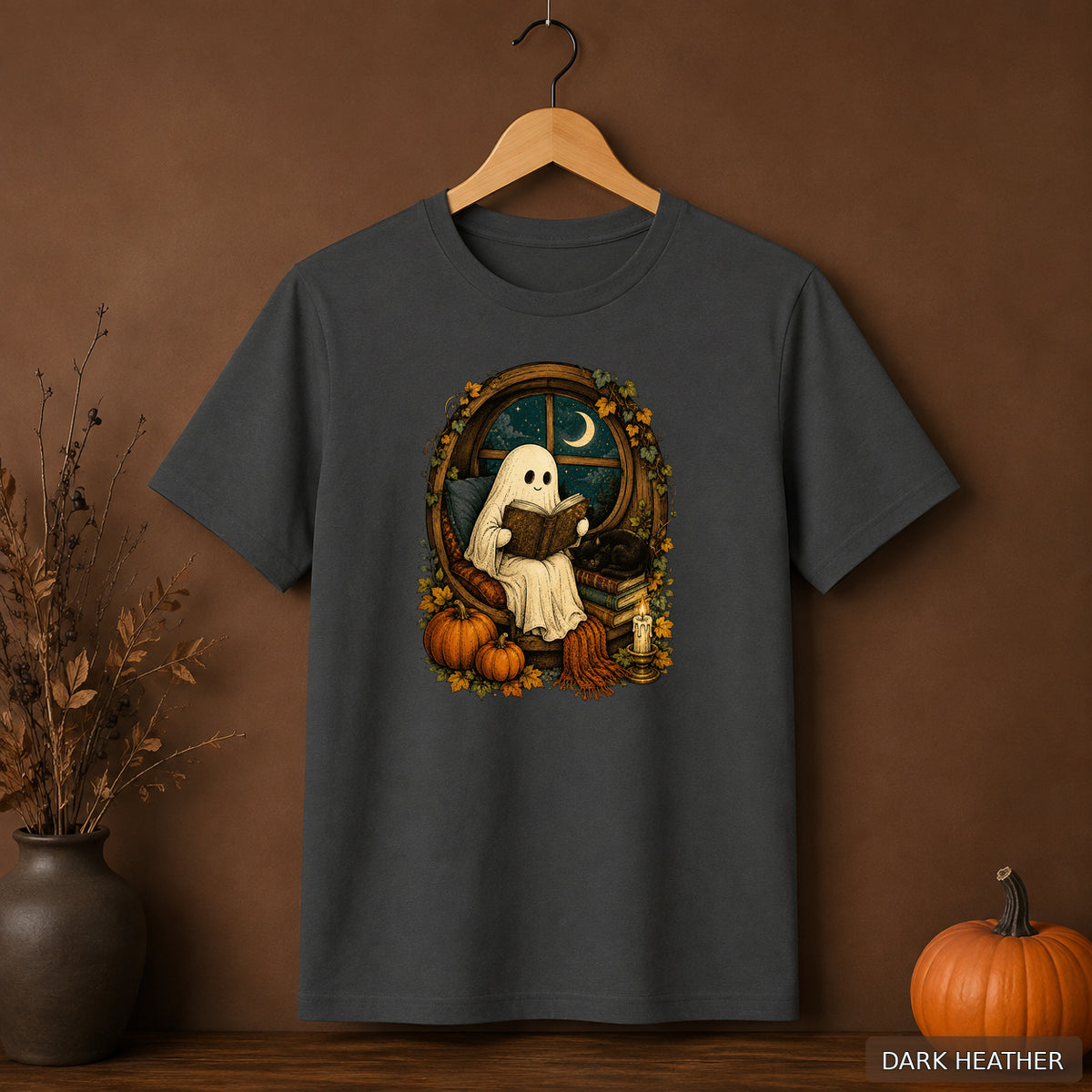 Moonlit Ghost Reading Nook Tee