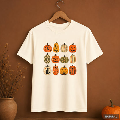 Retro Folk Pumpkin Collection Tee