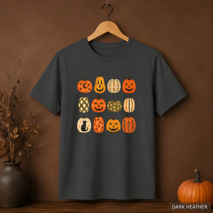 Retro Folk Pumpkin Collection Tee