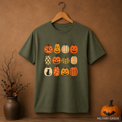 Retro Folk Pumpkin Collection Tee