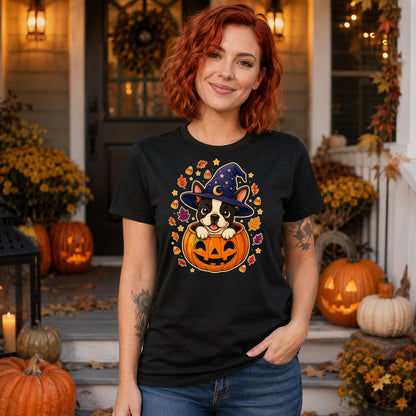 Witchy Pumpkin Puppy Tee