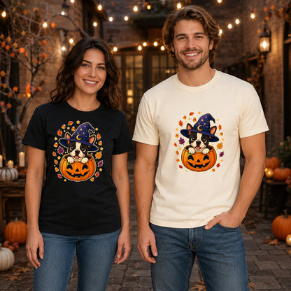 Witchy Pumpkin Puppy Tee