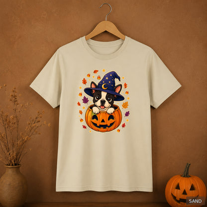 Witchy Pumpkin Puppy Tee