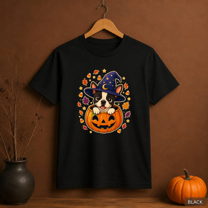 Witchy Pumpkin Puppy Tee