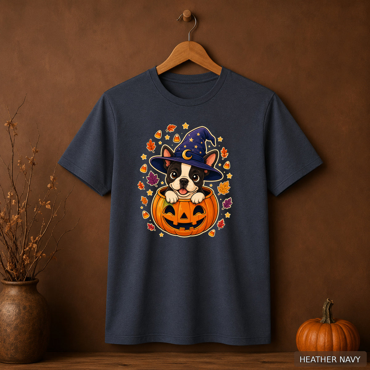 Witchy Pumpkin Puppy Tee