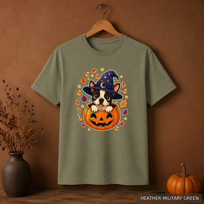 Witchy Pumpkin Puppy Tee