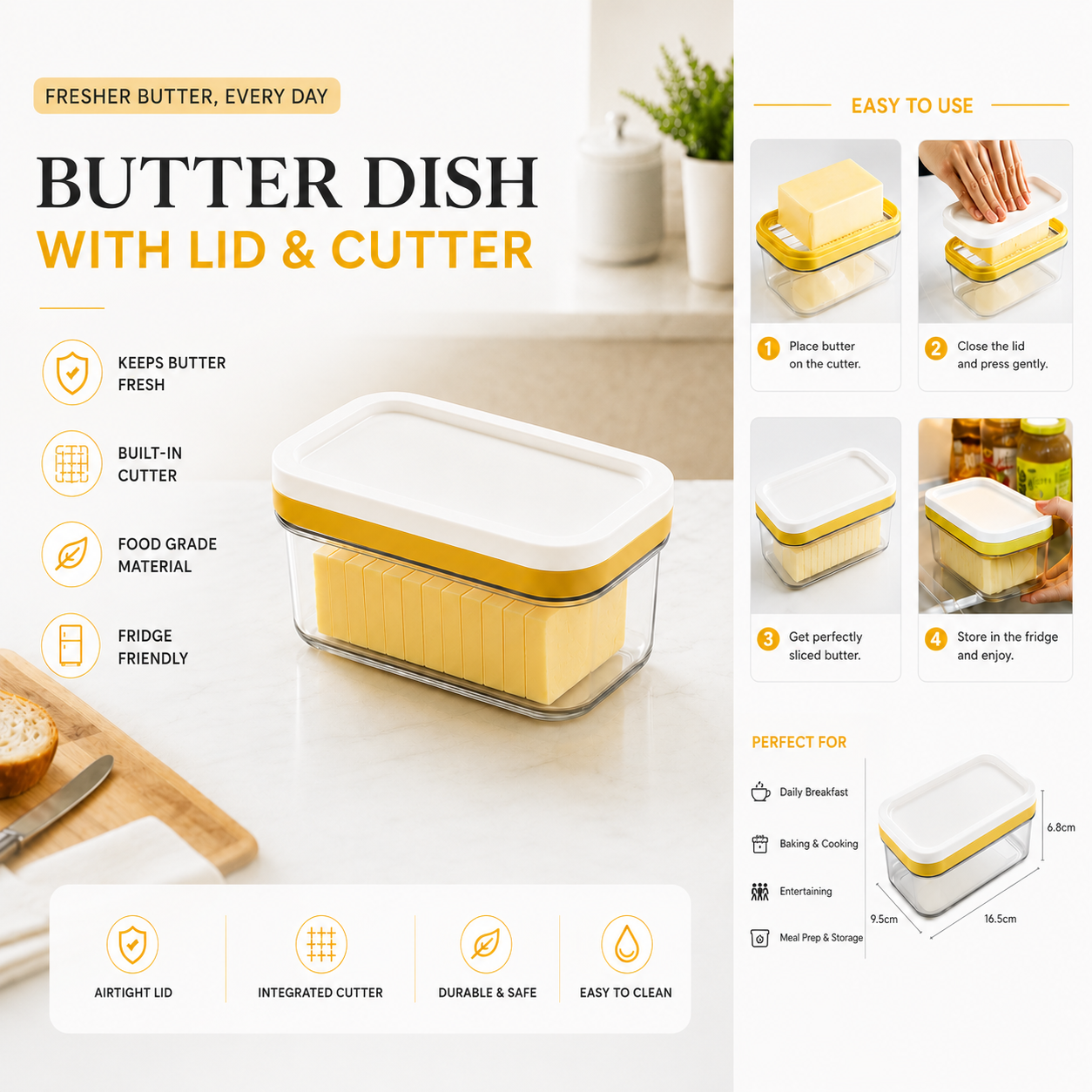 Modern Butter Keeper