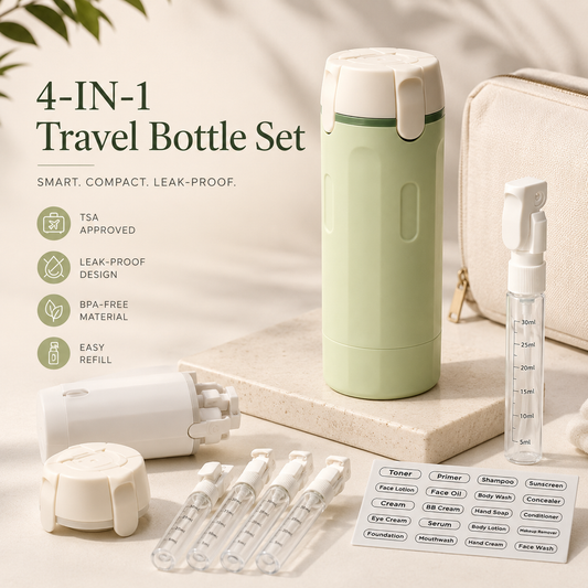 4-in-1 Travel Bottle Set