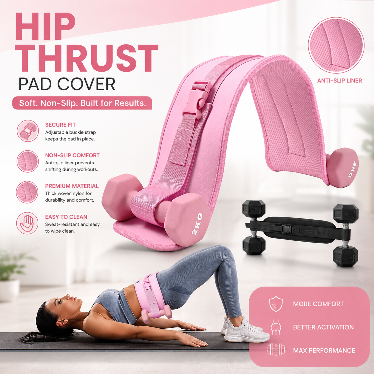 Hip Bridge Training Belt