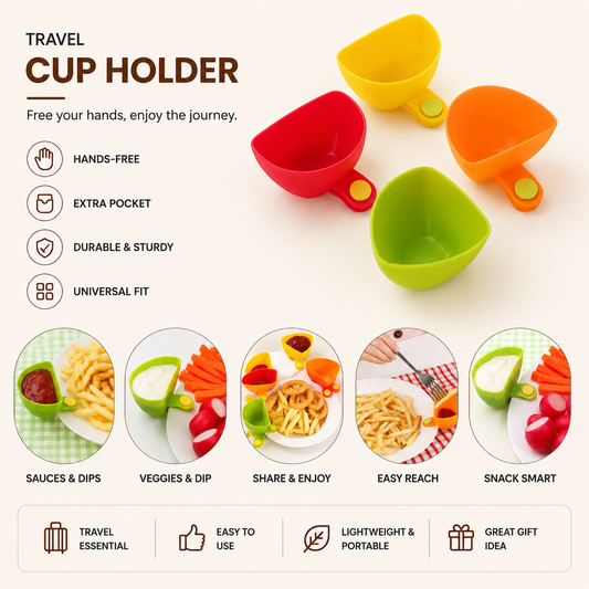 Multi-Purpose Dip Bowls – Easy Plate Clip Sauce Holders
