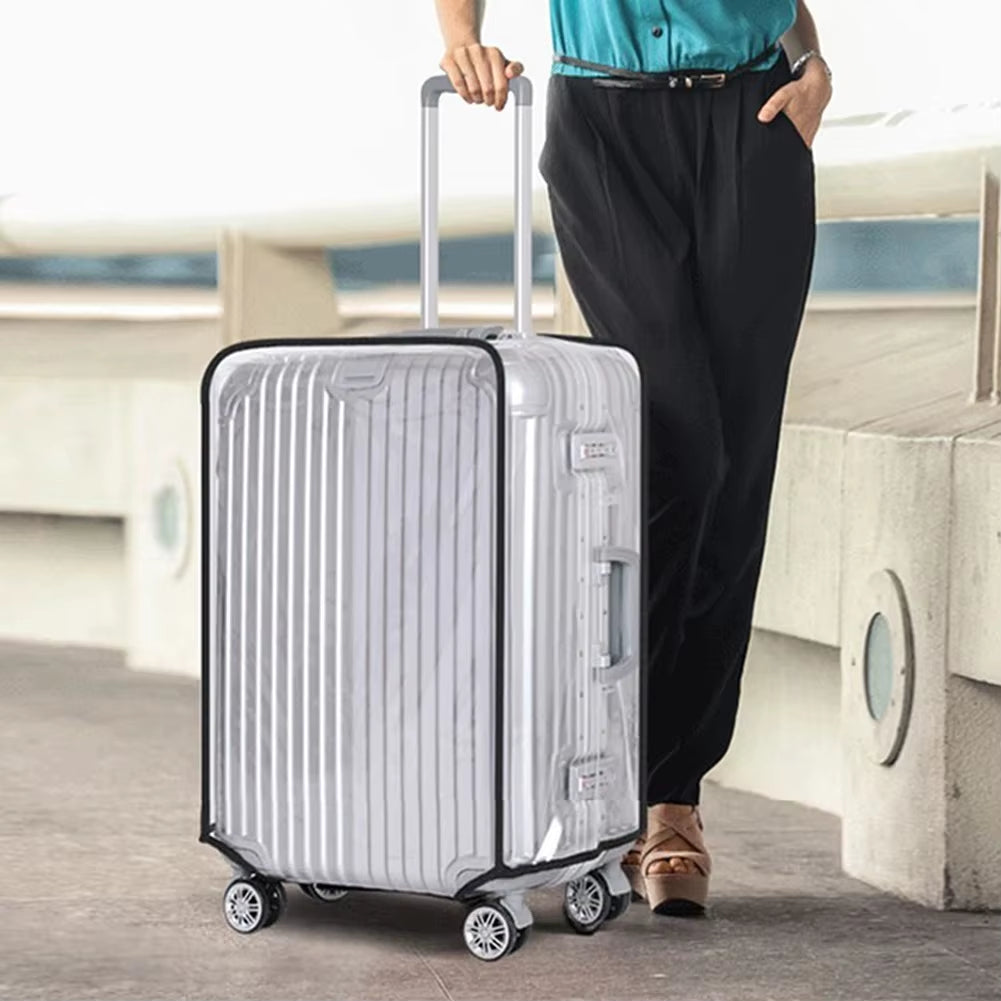 New Full Transparent Luggage Protector Cover Waterproof Dustproof Durable Suitcase Cover Protector Travel Accessories PVC Case