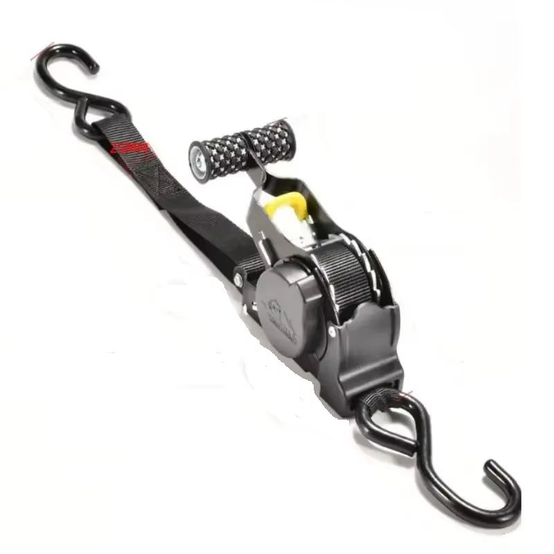 Auto Straps for Cargo Tape Retractable Belts for Motorcycles Ratchet Strap for Load Luggage Strap Ratchet Tensioner Belt for Car